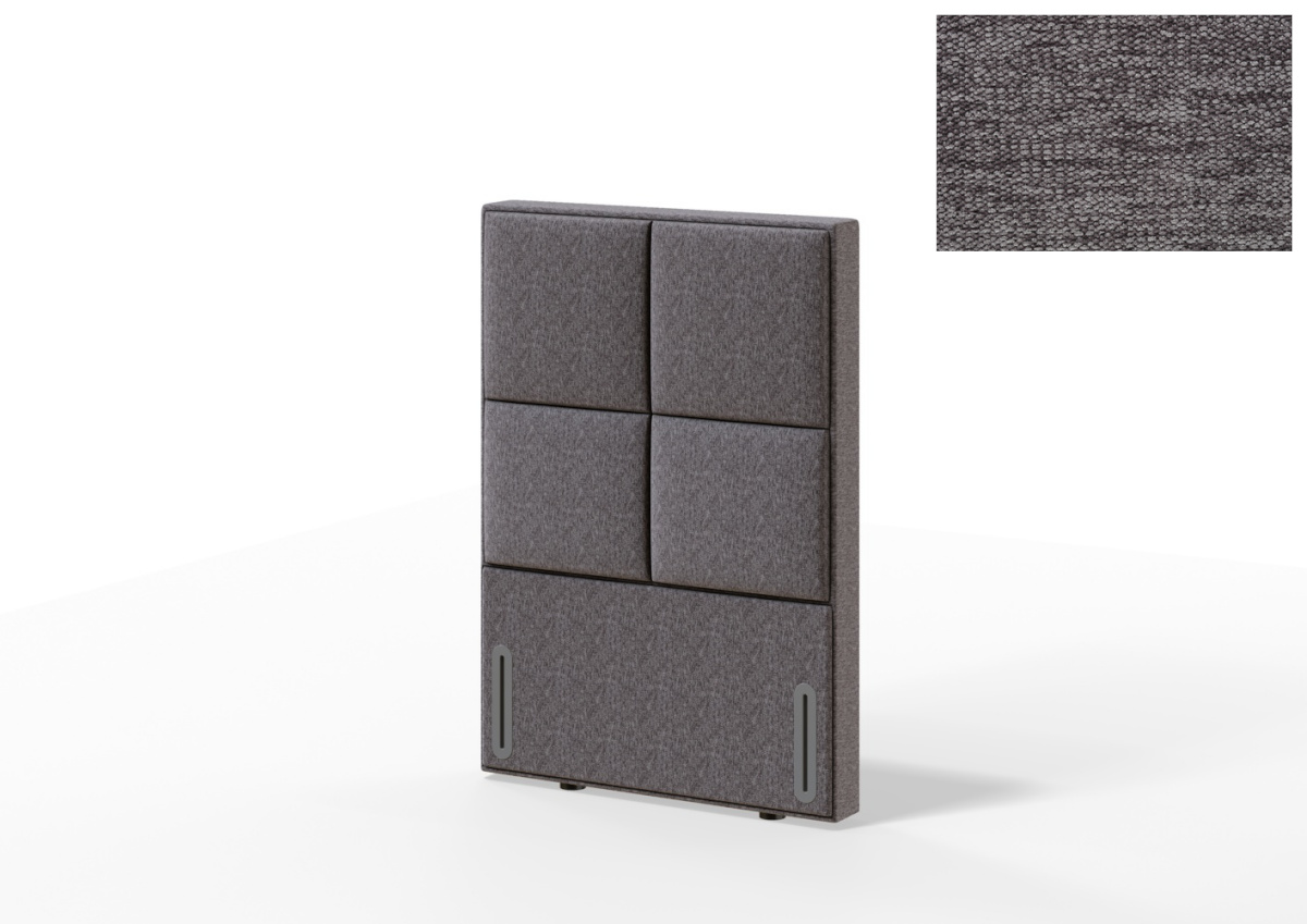 Sleepwell voodiots RED/BLACK KRONANG,  81x12x130cm, VERANO hall