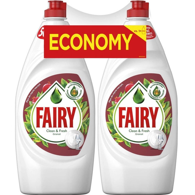 Fairy nõudepesuvedelik Pomegranate, 2x 900ml