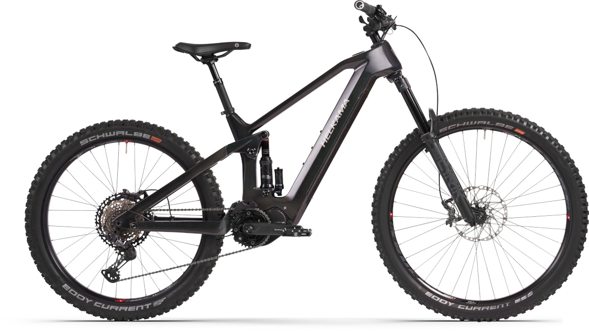 Helkama elektrijalgratas Carbon X, 18", 12-käiguline, öötaevas