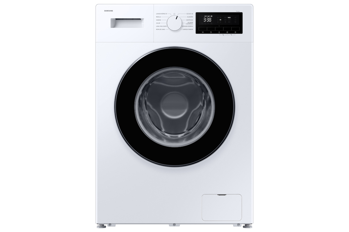 Samsung pesumasin WW80FG3M05AWEE Washing Machine, 8kg, 1400 p/min, valge