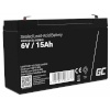 Green Cell patarei AGM VRLA 6V 15Ah