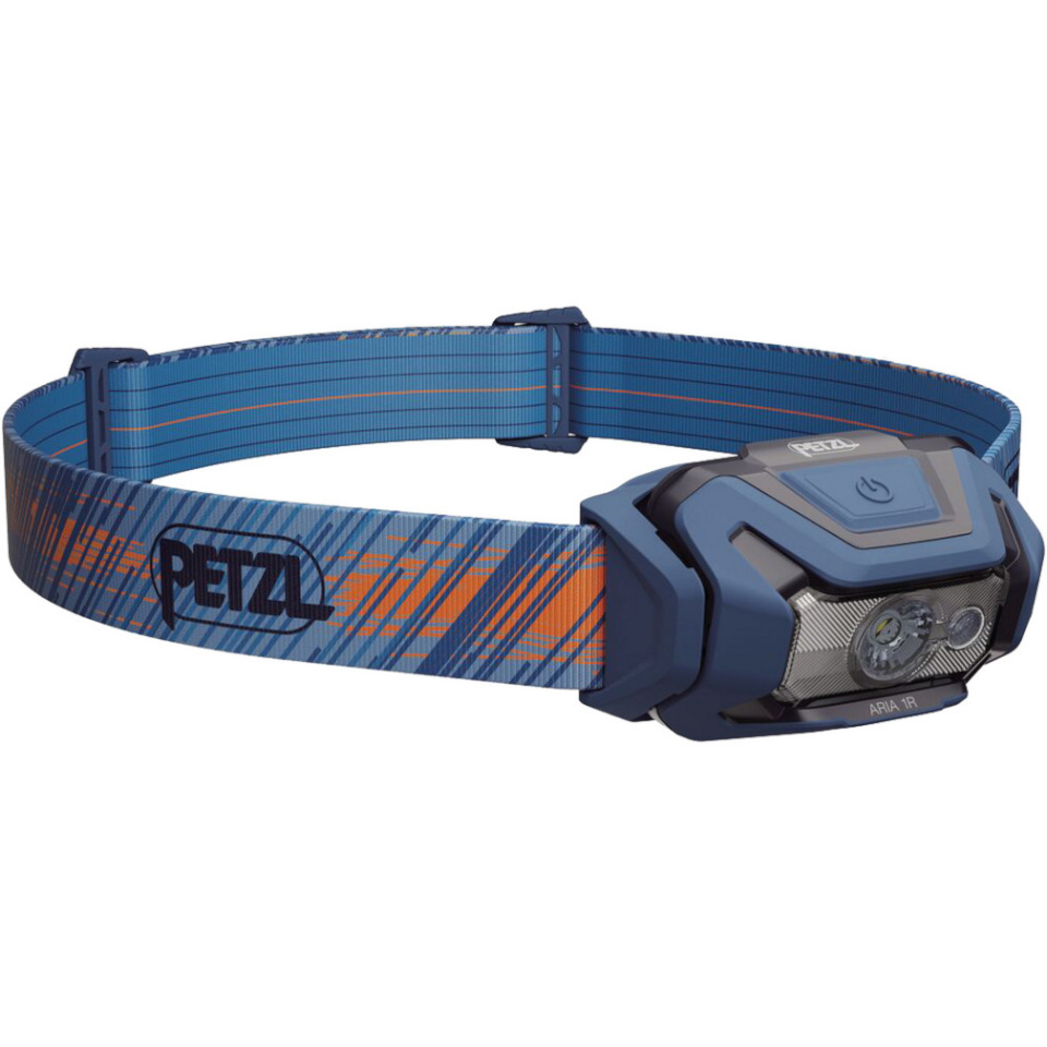 Petzl pealamp ARIA 1R RGB LED Light, sinine/oranž