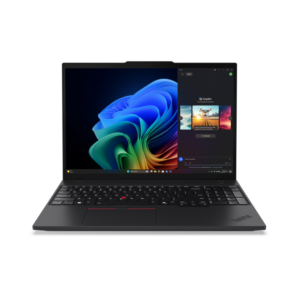Lenovo sülearvuti ThinkPad T16 Gen 4 Copilot+ AMD Ryzen™ AI 5 PRO 340 256GB SSD 16GB RAM 16" (1920x1200) WIN11 Pro must Backlit Keyboard FP Reader. 3 Year warranty