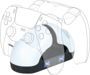 Bigben laadimisdokk Dual Charging Station, PlayStation 5
