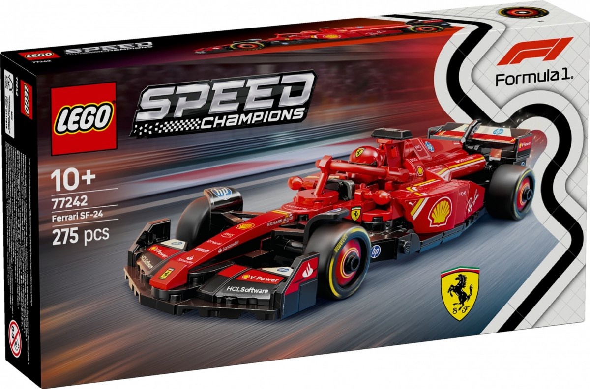 LEGO klotsid 77242 Speed Champions Ferrari SF-24 F1 Rennauto