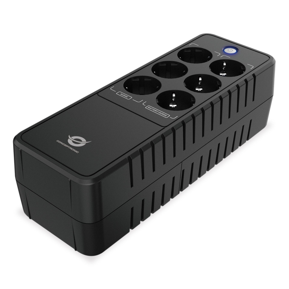 Conceptronic ZEUS09E 850VA 490W Office , Schuko