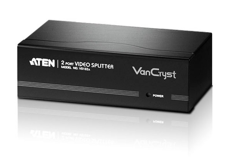 Aten wi-fi laiendaja 2-port VGA Splitter 450MHz VS132A