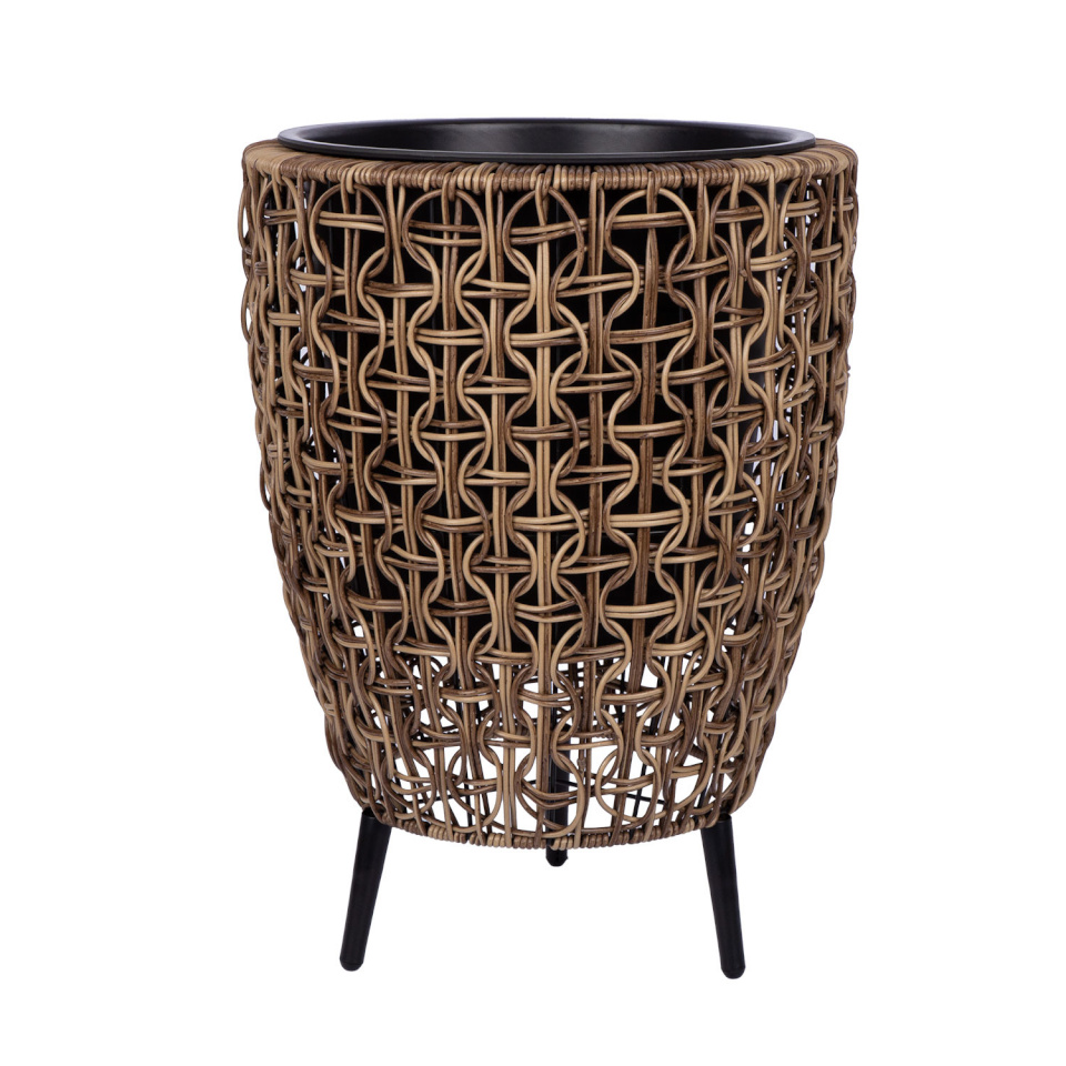 H4Y lillepott WICKER, 38x38x54cm, pruun