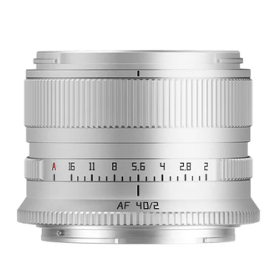 TTARTISAN AF 2.0/40 mm, Sony E-kinnitusega täiskaader, hõbedane, objektiiv