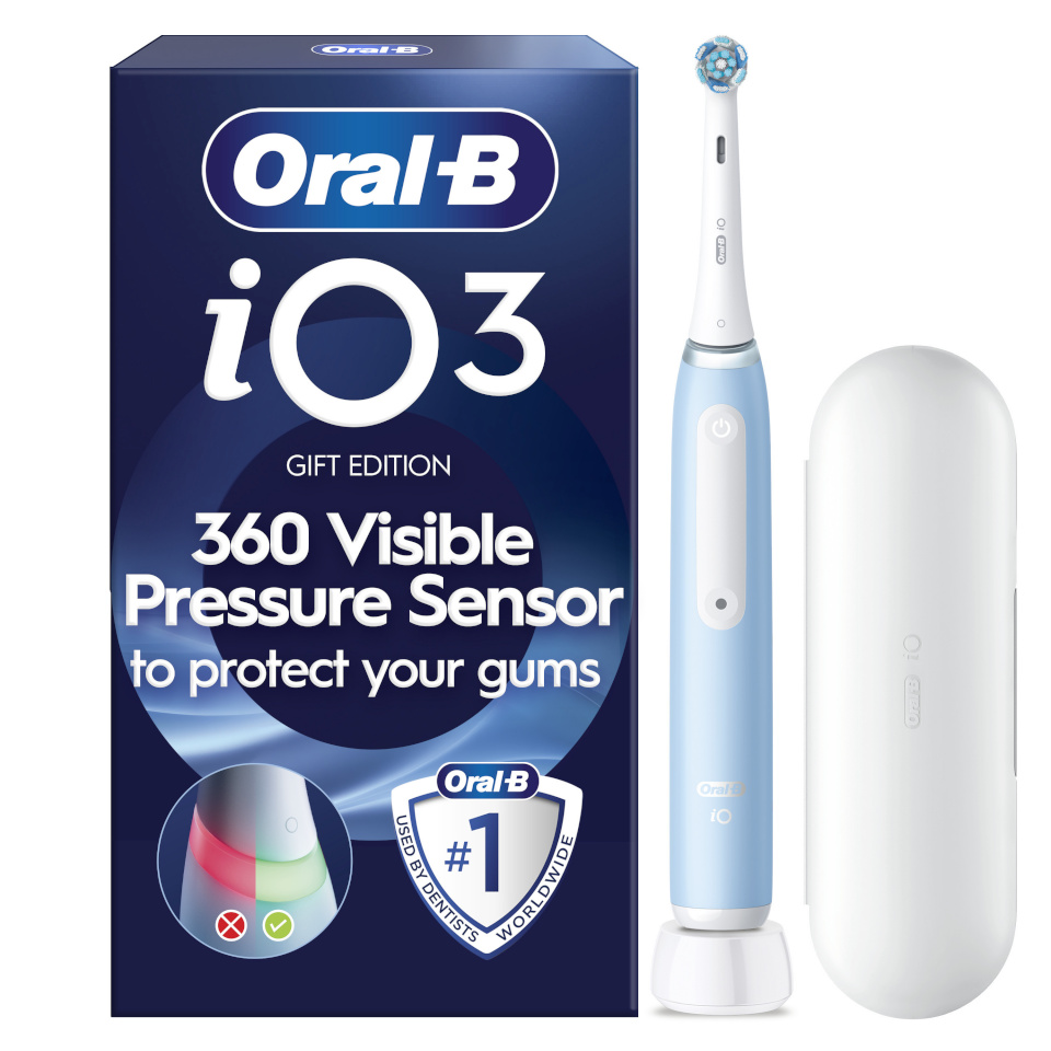 Braun elektriline hambahari Oral-B iO3, sinine + reisikott
