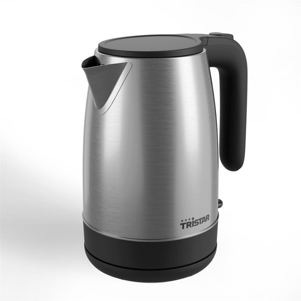 Tristar veekeetja WK-1348 Electric Kettle, 2200W, 1,7L, roostevaba teras/must