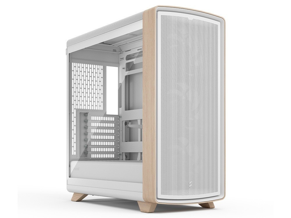 Fractal Design korpus Summit Chalk valge TG Clear Tint (valge/holz)