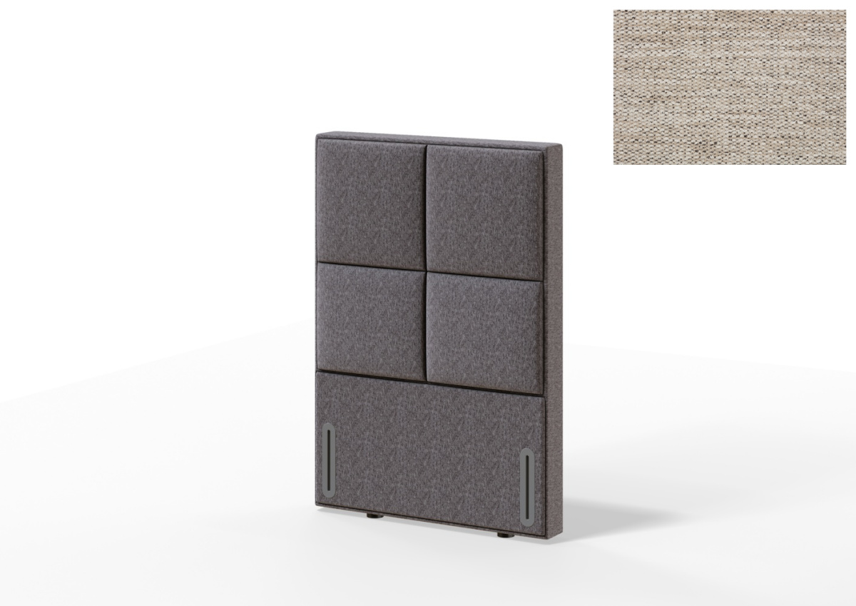 Sleepwell voodiots RED/BLACK KRONANG,  81x12x130cm, VERANO helebeež