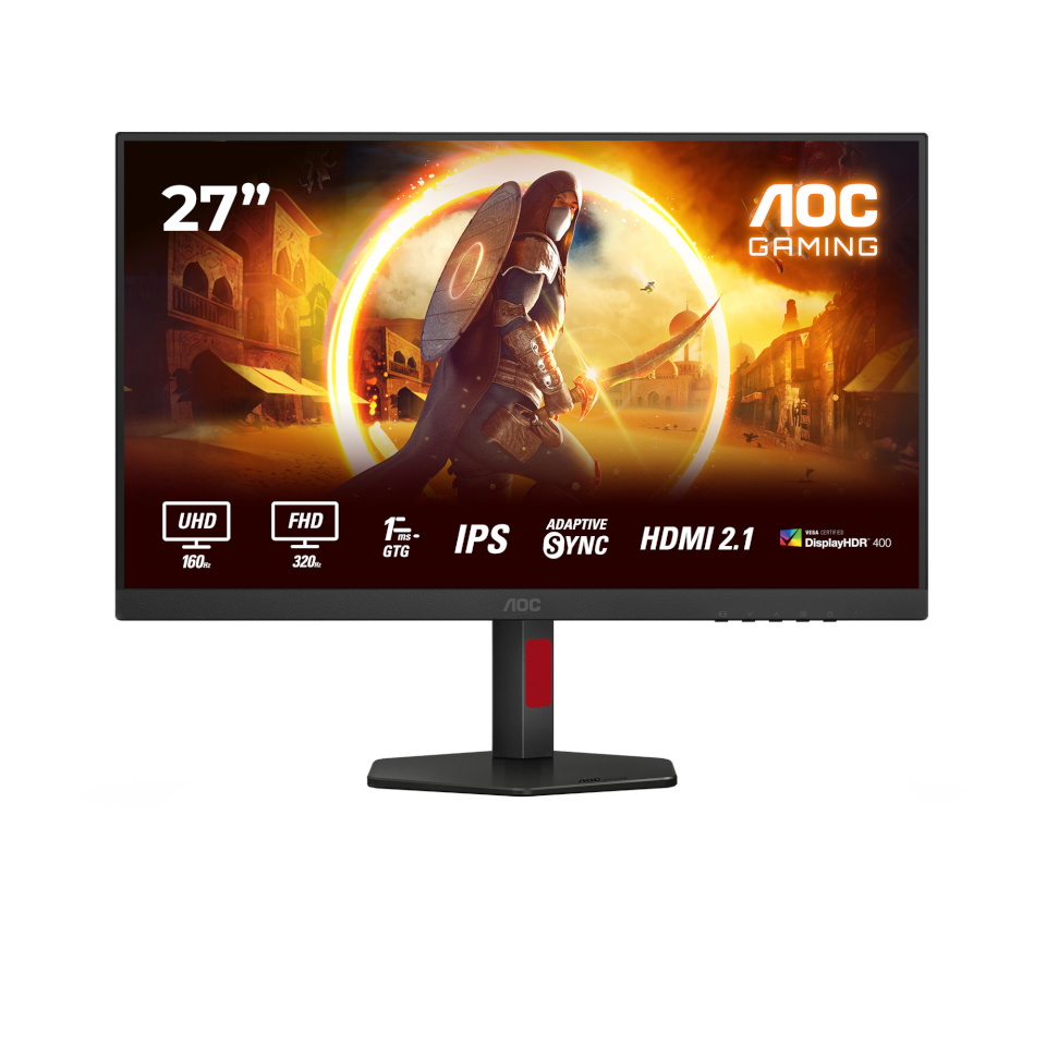 AOC monitor 68,6cm (27") U27G4R 16:09 2xHDMI+DP+USB IPS bl./punane