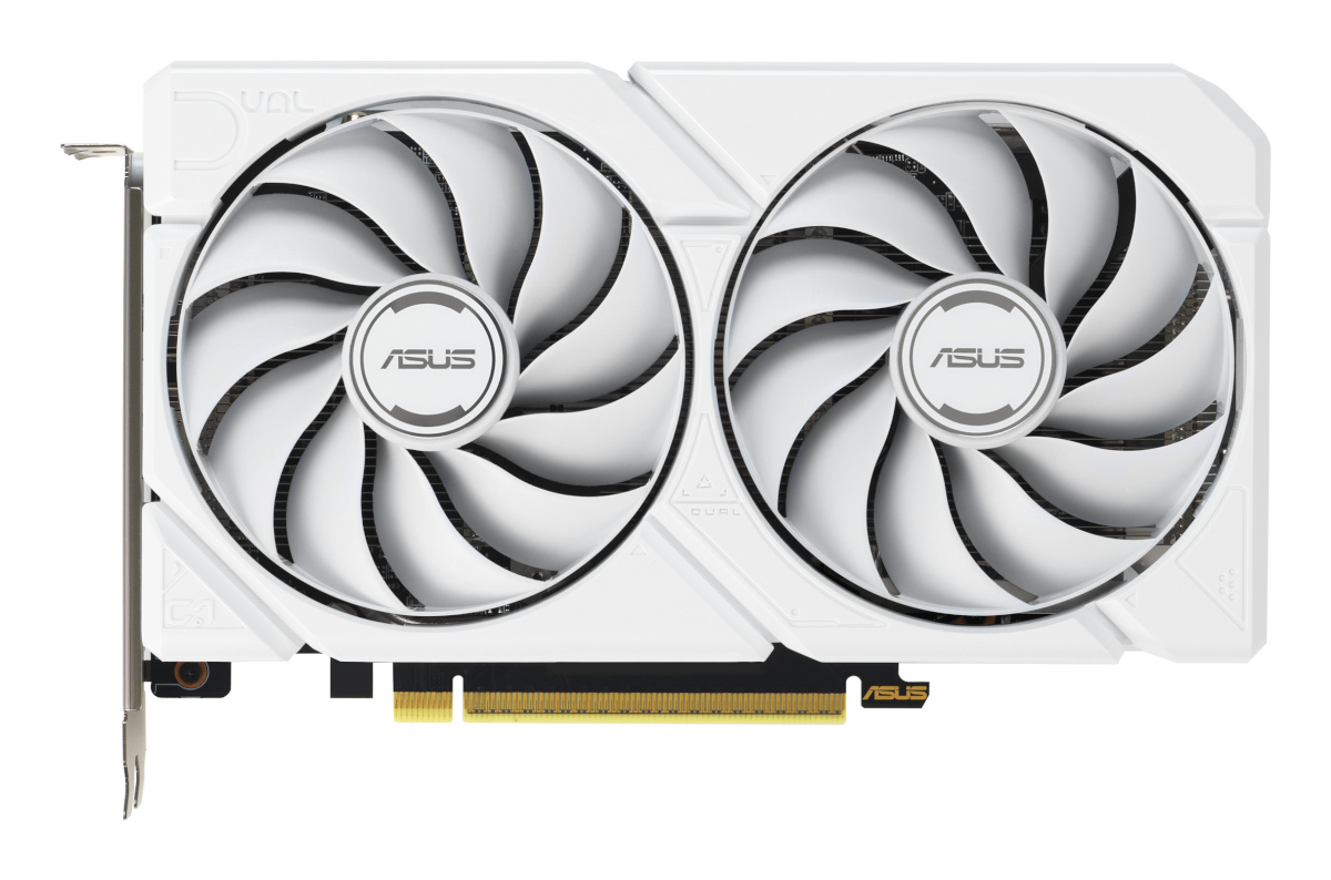 ASUS videokaart DUAL-RX9060XT-16G-valge 16GB GDDR6 HDMI DP