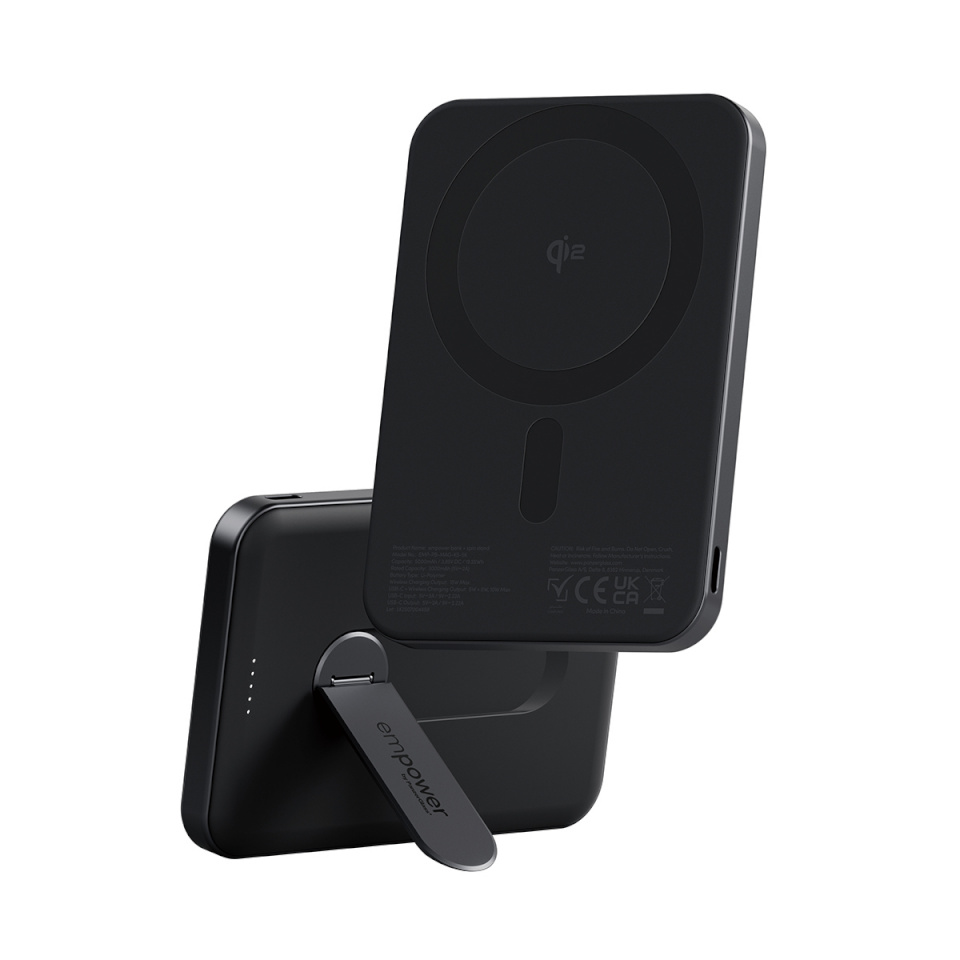 PanzerGlass akupank empower Powerbank w. Spin Stand 5000mAh Space must