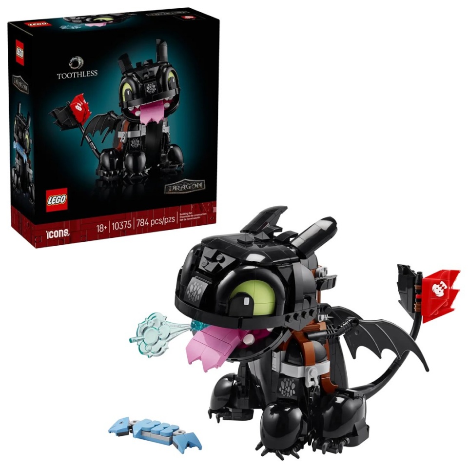 Lego klotsid ICONS 10375 How to Train Your Dragon: Toothless
