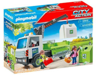 Playmobil klotsid 71431 Set z figurkami City Action 71431 Samochód ciężarowy z kontenerami na szkło