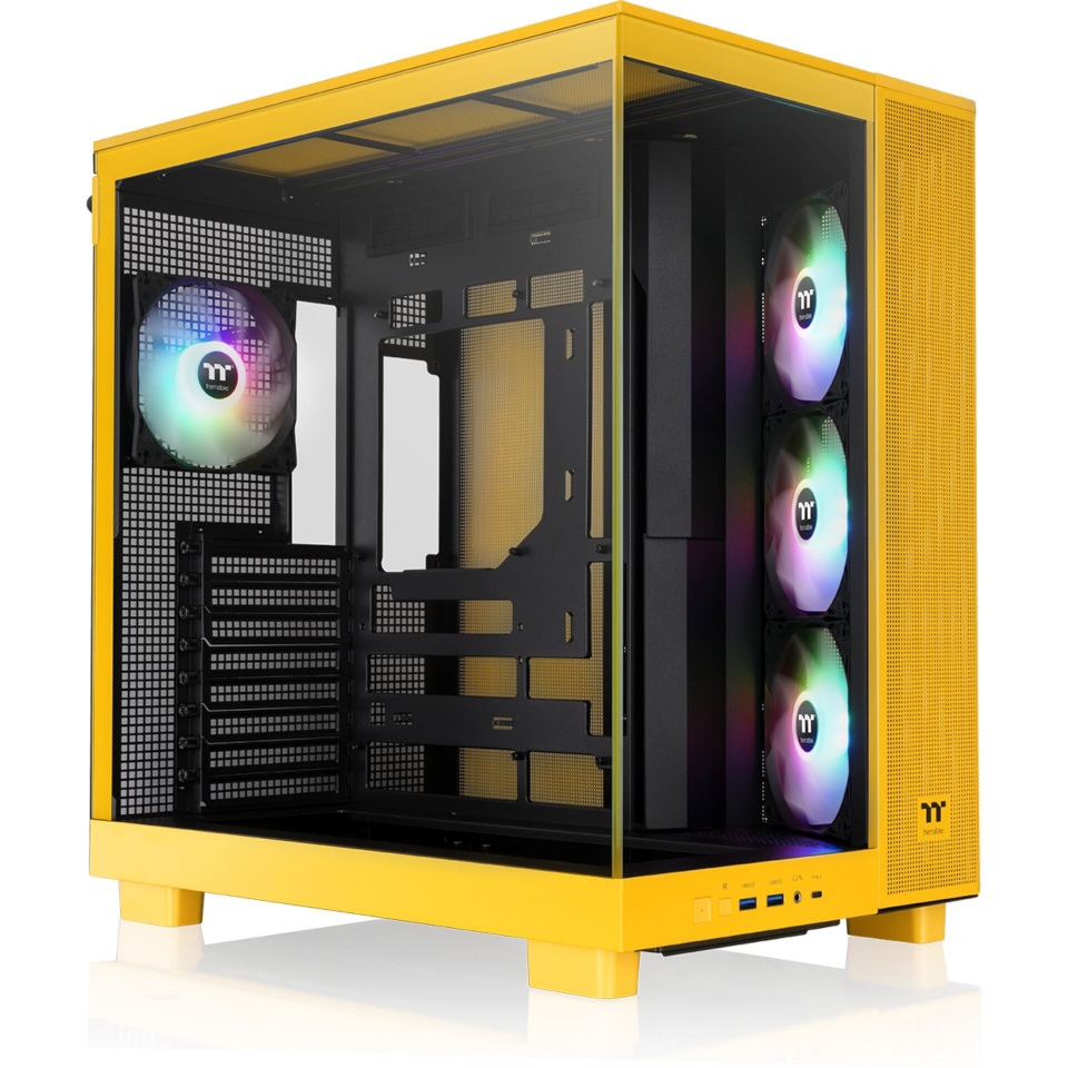 Thermaltake korpus View 380 XL TG ARGB (dunkelgelb, Tempered Glass x 2)
