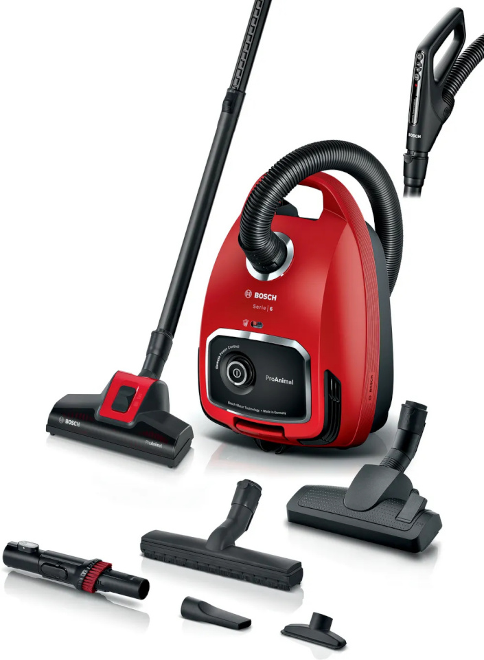 Bosch tolmuimeja BGL6PET3 Serie 6 ProAnimal Vacuum Cleaner, punane