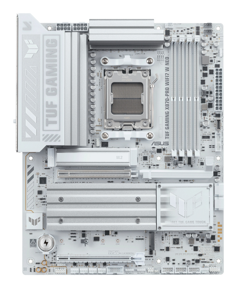 Asus emaplaat TUF GAMING X870-PRO WIFI7 W NEO (AMD,AM5,DDR5,ATX)