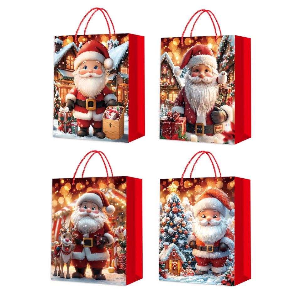 H4Y kinkekott FUN SANTA XS, 12x14x6cm, mix