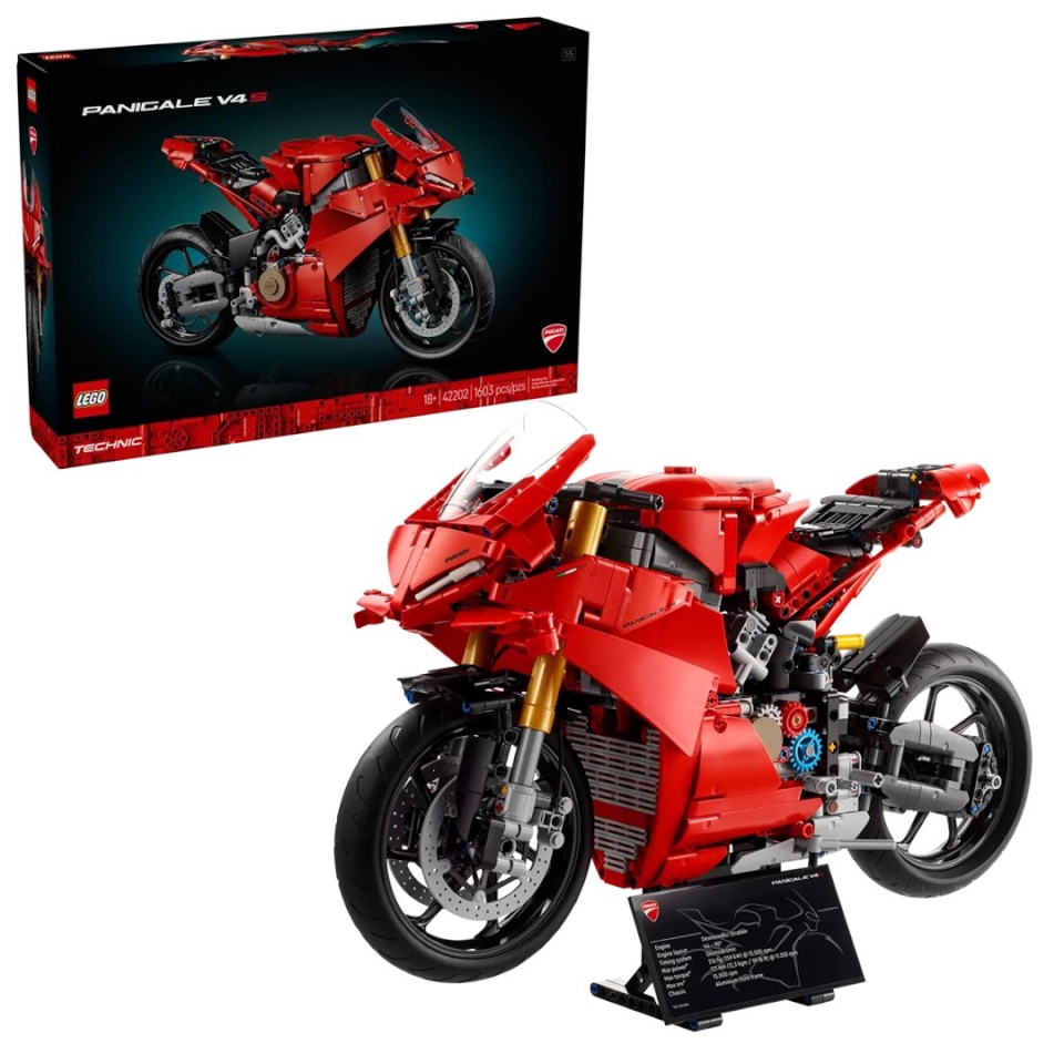 Lego klotsid TECHNIC 42202 Ducati Panigale V4 S Motorcycle
