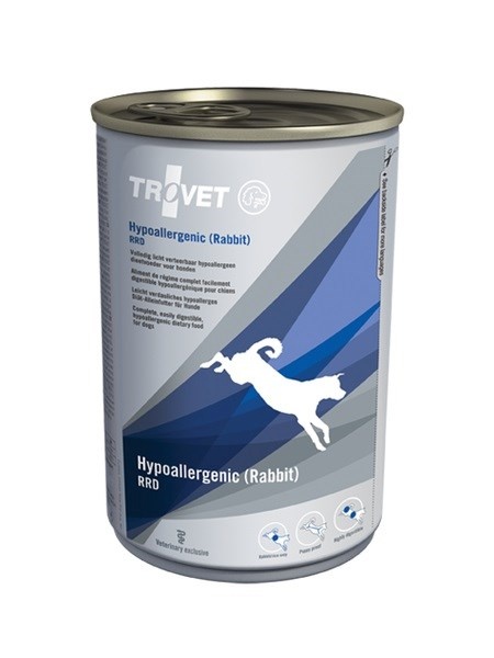 Trovet koeratoit Hypoallergenic RRD with Rabbit, 400g