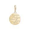 Thomas Sabo naiste amulett IC12363-413-39 kuldne 2 cm