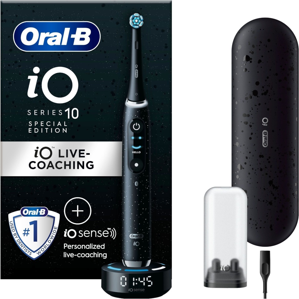 Brauni elektriline hambahari Oral-B iO Series 10 Cosmic Black Electric Toothbrush, must