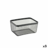 Confortime Universaalne korv must Metall 30,5x23x15,2cm (8tk)