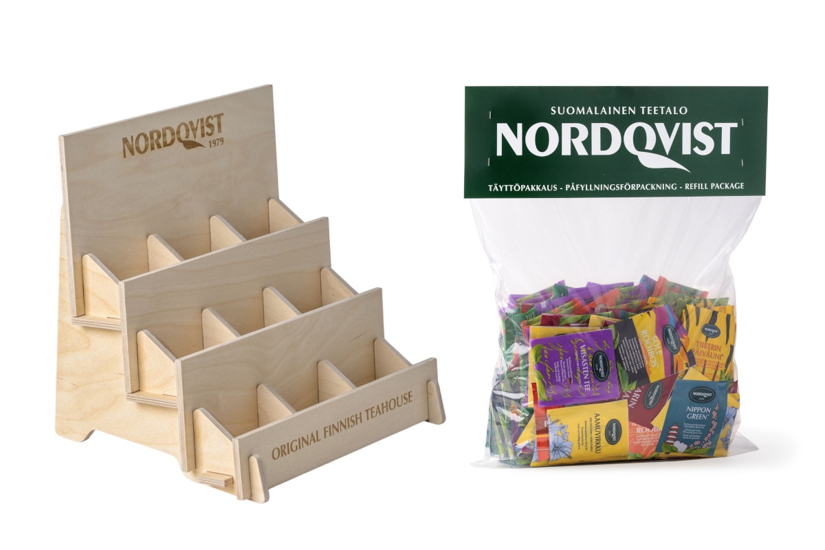Nordqvist puidust alus ja täitekott 19803 Wooden Stand and Refill Bag, 160tk