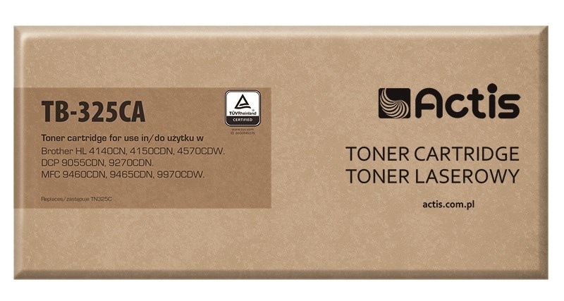 ACTIS tooner TB-325CA replacement for Brother TN-325C, Standard, 3500 pages, tsüaan