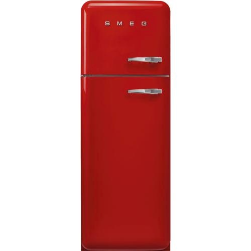 Smeg külmik FAB30LRD6 50-ndate stiil, 172cm, 222/72 l, 34dB, mehaaniline, vasak, punane