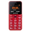 myPhone nuputelefon, Halo Easy, punane, 1.77 ", TFT, 24 MB, 32 MB, Single SIM, Bluetooth