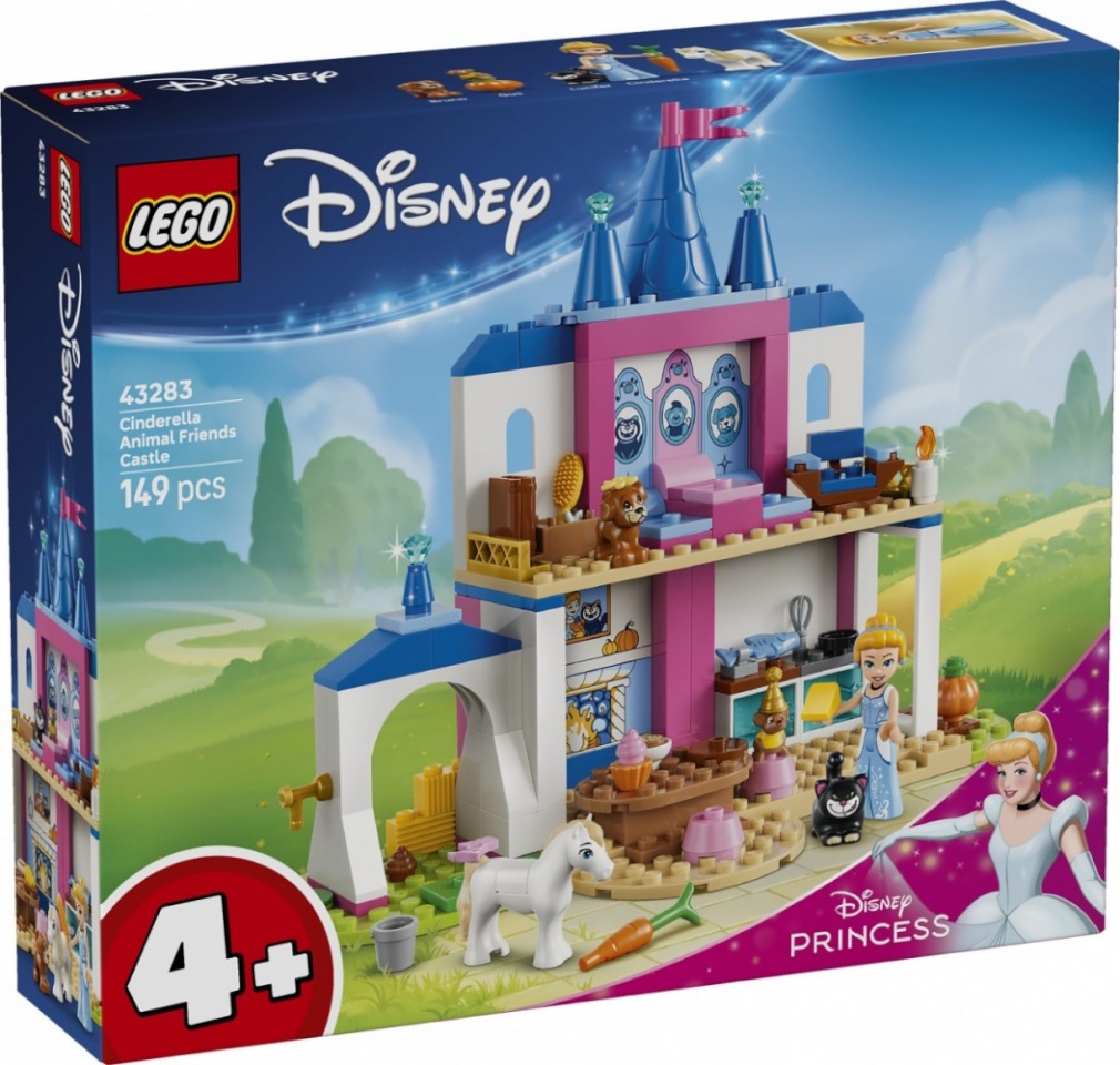 LEGO klotsid 43283 Disney Princess Cinderellas Tierpalast