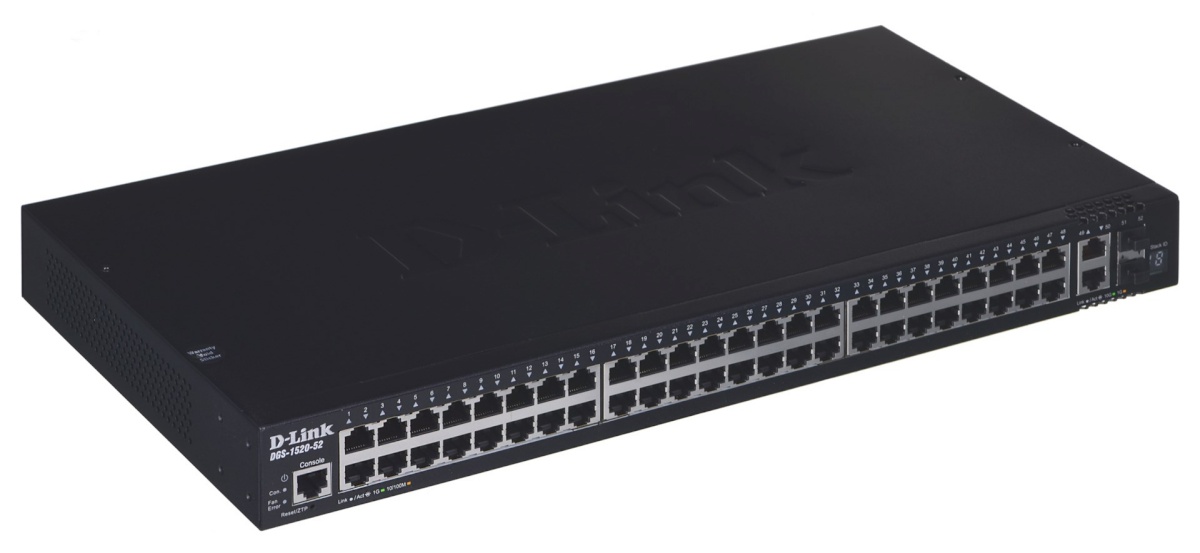 D-Link switch DGS-1520-52/E network Managed L3 10G Ethernet (100/1000/10000) 1U must