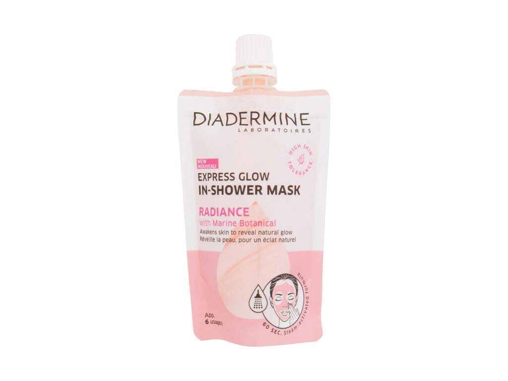 Diadermine näomask Express Glow In-Shower Mask Radiance 50ml, naistele