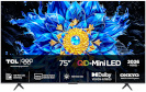 TCL televiisor P8L 75P8L TV 190.5 cm (75") 4K Ultra HD Smart TV Wi-Fi must 450 cd/m²