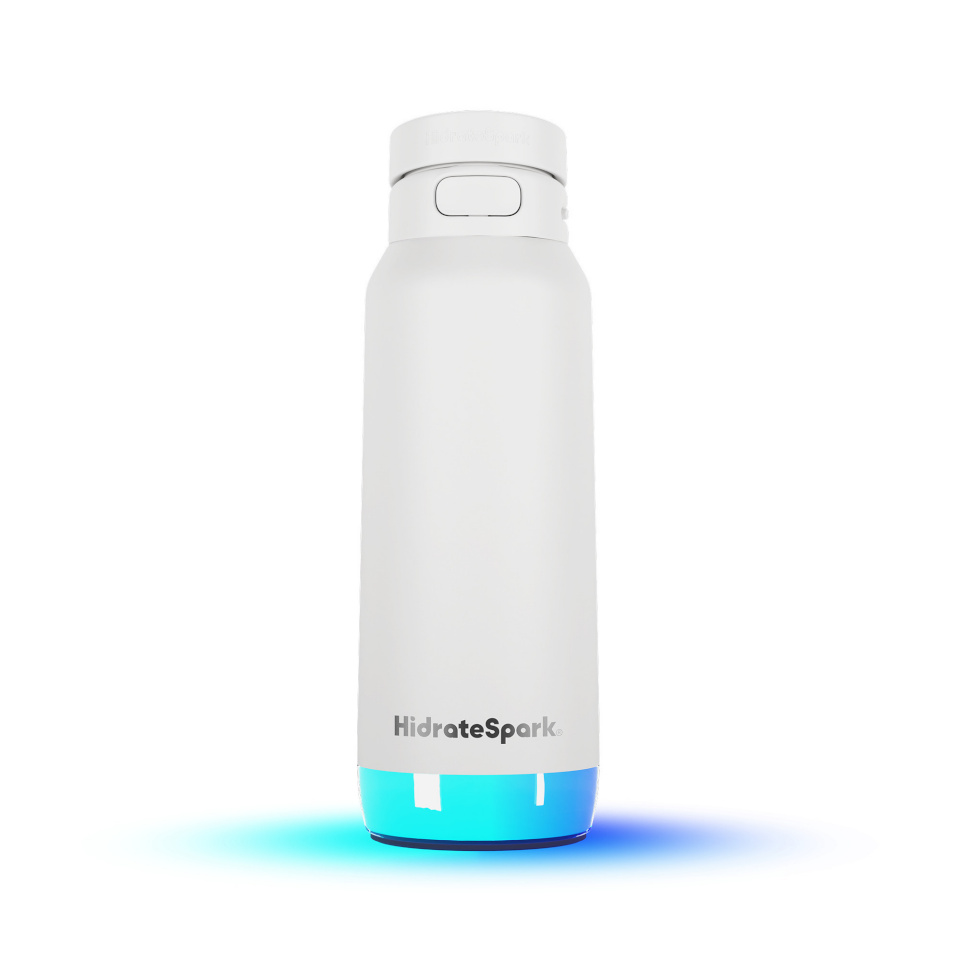 HidrateSpark PRO 2 nutikas joogipudel kõrrega, 0,95L, valge