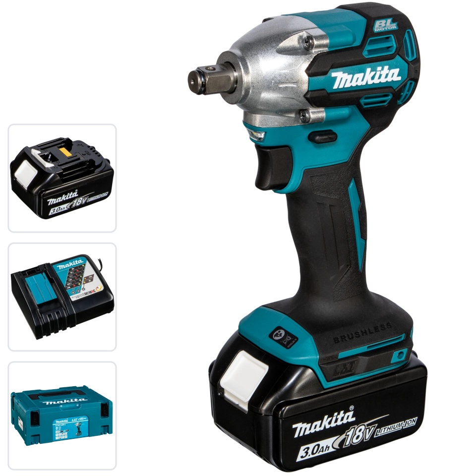 Makita akutrell DTW210RFJ Cordless Impact Driver akulööktrell 18V