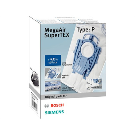 Bosch tolmukotid BBZ41FP 4 tk. + mikrofilter