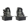 DKD Home Decor aia purskkaev 21x17,5x25cm Buddha Vaik Idamaine (2tk)