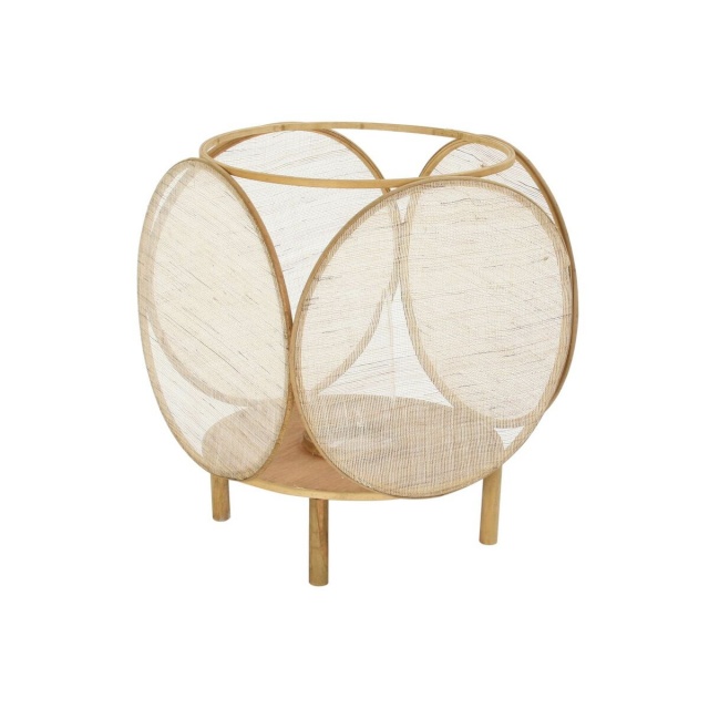 DKD Home Decor Latarnia Kristall pruun Bambus (42x42x55cm)