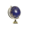 DKD Home Decor gloobus sinine kuldne Metall 27x25x36cm