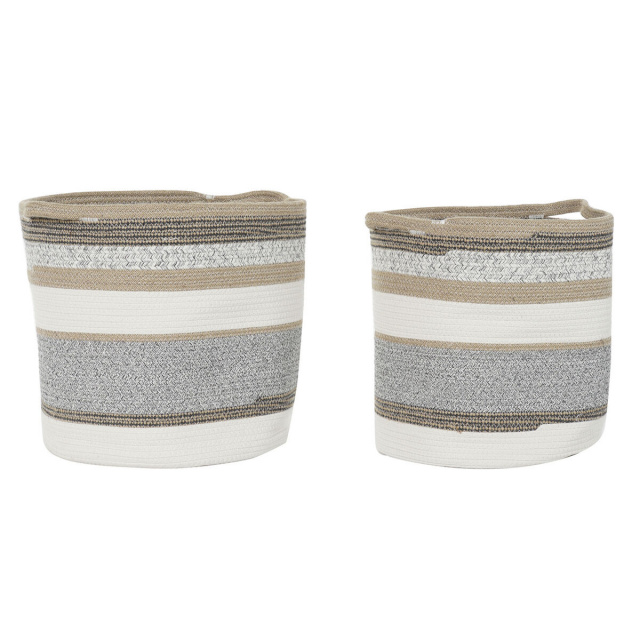 DKD Home Decor korvikomplekt Puuvill Džuut 40x40x40cm