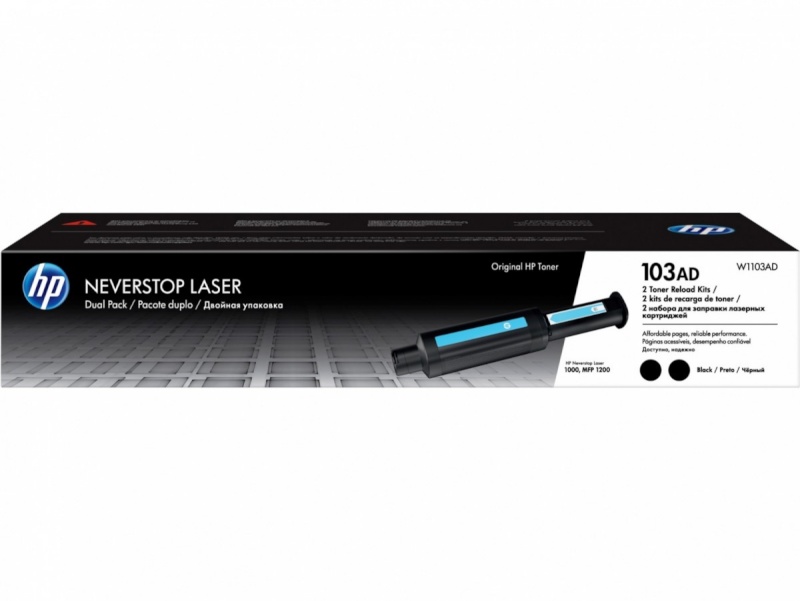 HP tooner 103AD Neverstop Laser Dual pack, W1103AD, must