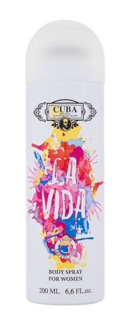 Cuba deodorant La Vida 200ml, naistele