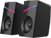 Rebeltec kõlarid Stereo 2.0 POP Speakers, RGB, must