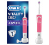 Braun hambahari Oral-B Electric Toothbrush D100.413.1 Vitality roosa 3DW täiskasvanutele, 1tk, valge/roosa